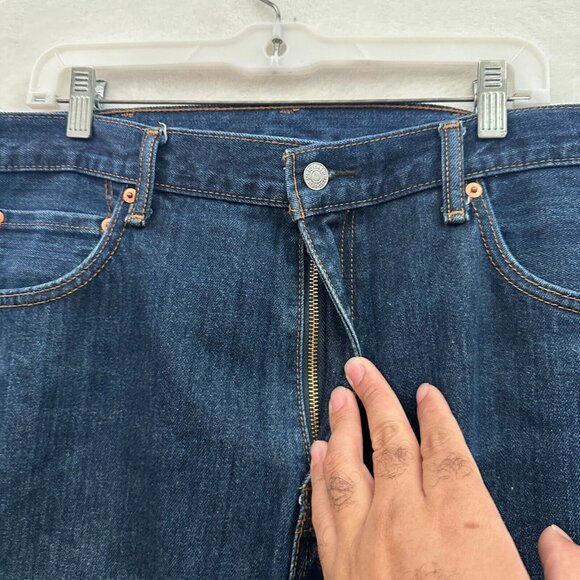 Levis 517 Jeans Mens 36x30 Blue Bootcut Western Rodeo Cowboy Casual - Picture 8 of 14